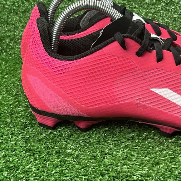 Adidas X Speedportal 4 FGX Soccer Cleats Men's US 7 / EU 39.5 Pink & Black Boots - Picture 4 of 17